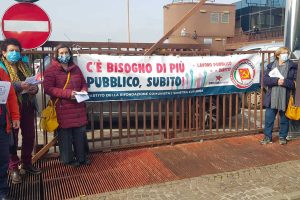 Viterbo - La manifestazione contro Talete