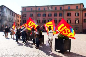 Viterbo - Covid, la mobilitazione dell'Usb