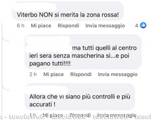 I commenti dei lettori agli articoli di Tusciaweb sulla zona rossa nel Lazio da lunedì 15 marzo