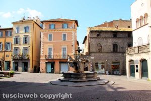 Viterbo - La fontana di piazza delle Erbe