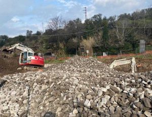 Viterbo - Valle Faul - Lavori di copertura dell'Urcionio