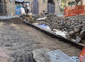 Lavori in via San Lorenzo