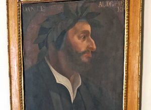 Orvieto - Il quadro di Dante con la barba