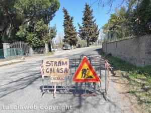 Viterbo - Strada Cuculo - Il cartello