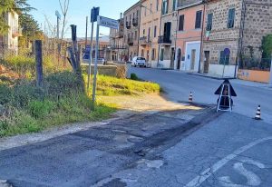 Vetralla - Lavori in strada Valle Calandrella