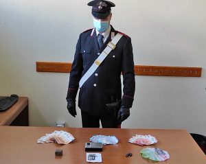 Rieti - Carabinieri - Trovato con hashish e cocaina