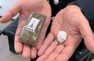 La droga sequestrata dai carabinieri