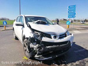 Viterbo - Incidente sulla Cassia nord