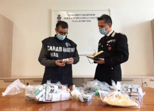 Treviso - Sostanze dopanti sequestrate dai Nas