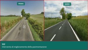 Anas - Lavori di pavimentazione sulla Cassia