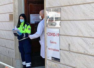 Coronavirus - Il centro di vaccinazione al poliambulatorio di Bolsena