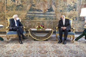 Roma - Il presidente della Repubblica Sergio Mattarella riceve Lamberto Giannini, capo della Polizia