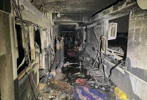 Iraq, incendio in un ospedale Covid