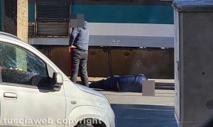 Vignanello - Uomo colpito di striscio dal treno