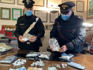 Civitavecchia - Carabinieri - La droga sequestrata