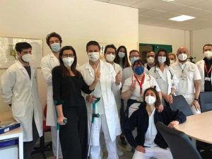 Bologna - Laura Boldrini dopo l'operazione