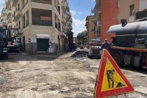 Lavori in corso in via Pasubio, via Monte Sacro e via XXIV Maggio