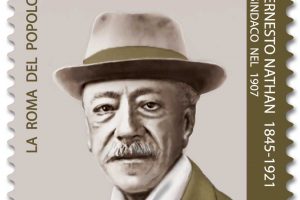 Il francobollo commemorativo di Ernesto Nathan