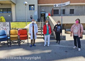 Viterbo - Ospedale Belcolle - Luciano Caterini, Annarita Dionisi, Grazia Olimpieri e Paola Mercuri
