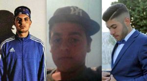 I tre giovani che hanno perso la vita nell'incidente