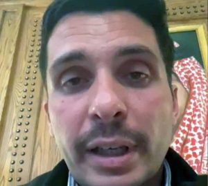 Il principe Hamzah bin Hussein - Screenshot del video della Bbc