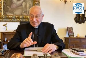 Viterbo - Il vescovo Lino Fumagalli nel videomessaggio per gli auguri di Pasqua