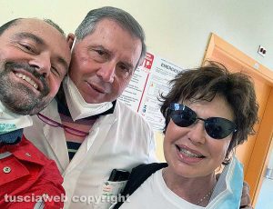 Vaccino anti-Covid - Corinne Clery a Tarquinia