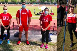 Sport - Atletica leggera - Alto Lazio - Vergaro, Guerra, D'Ottavio e Ciatti