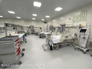 Coronavirus - Belcolle - La struttura di terapia intensiva
