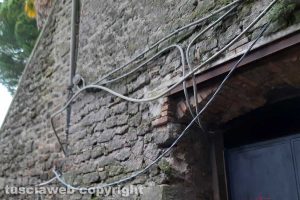 Viterbo - I cavi lungo via del Ganfione