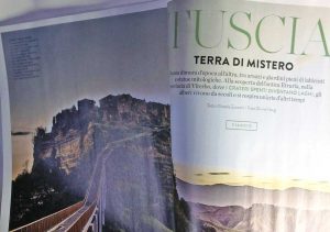 La Tuscia sul mensile "Amica"
