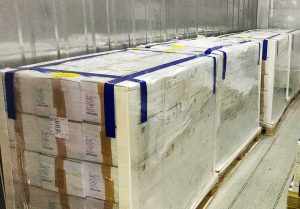 I vaccini all’hub di Pratica di Mare