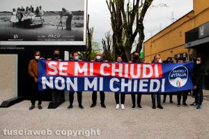 Viterbo - L'iniziativa di Fratelli d'Italia a viale Trento