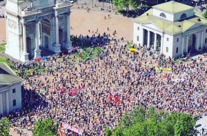 Milano - La manifestazione pro Ddl Zan