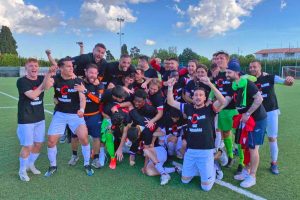 Sport - Calcio - Monterosi - La squadra festeggia la vittoria del campionato