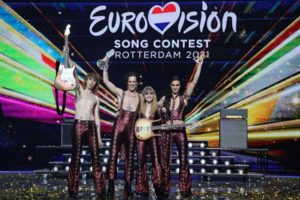 I Maneskin all'Eurovision song contest