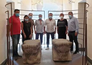 Canino - visita al museo della ricerca archeologica di Vulci con i consigliere regionali Panunzi e Ruberti