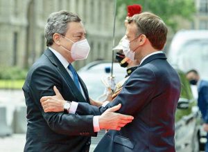 Mario Draghi e Emmanuel Macron