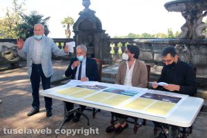 Dante e Viterbo - La presentazione dei nove pannelli