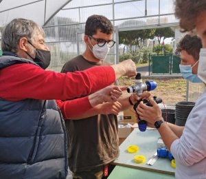Tarquinia - Sistema irrigazione al Cardarelli