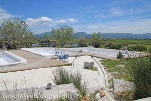 Viterbo - Il Bagnaccio chiuso