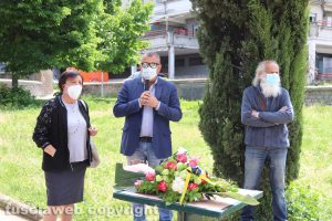 Viterbo - Maria Immordino, il vicesindaco Contardo e Franco Marinelli