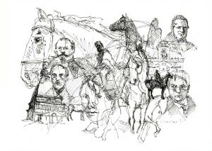 "A cavallo per l'Italia", l'opera di Giuseppe Marinelli