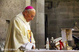 Viterbo - Il vescovo Lino Fumagalli