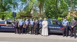 Rieti - La benedizione dei veicoli dei carabinieri