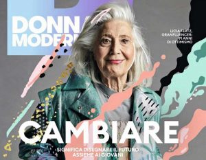 La copertina di Donna Moderna con Nonna Licia