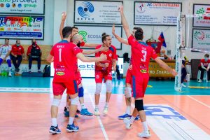 Sport - Pallavolo - Ecosantagata Civita Castellana - I civitonici esultano