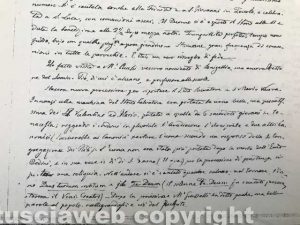 Viterbo - "Diario" di monsignor Medichini