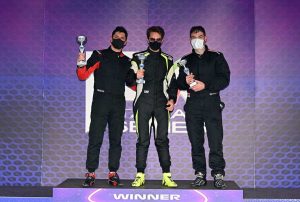 Sport - Automobilismo - Luigi Gallo sul podio a Modena