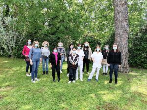 Arlena di Castro - Operatrici sociosanitarie della casa di riposo Villa Pini